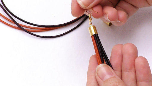 How to Make a Tassel with Round Leather Cord