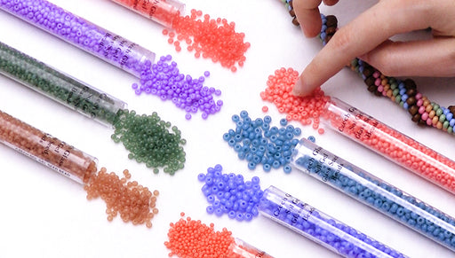 Show and Tell: Czech Sol Gel Seed Beads and Designer Palettes