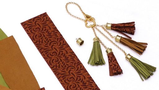 How to Make a Tassel using Ultra Suede Fabric Strips