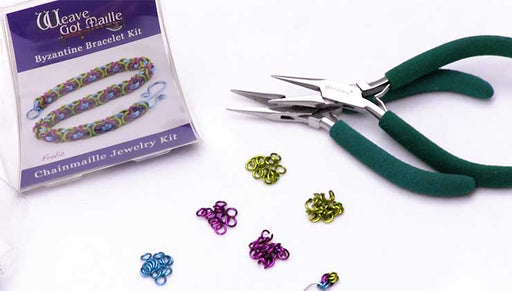 Show and Tell: Byzantine Bracelet Kits by Weave Got Maille