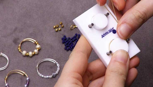 How to Make an Adjustable Beaded Ring Using the Artistic Wire Adjustable Ring Jig