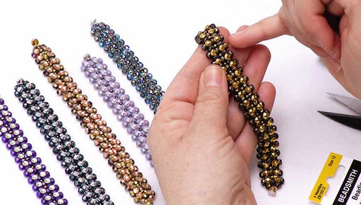 How to Make the Mosaic Double Wrapped Loom Bracelet Kits by Beadaholiq —  Beadaholique