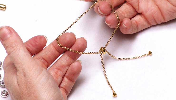 Pull Out Adjustable Bracelet Chunky Gold Plated Filled Bracelet , Dainty  Snake Chain, Ankle Accessory, Rope Slider Bracelet, Gift for Her - Etsy UK  | Gold knot bracelet, Gold bracelet for women, Gold bracelet