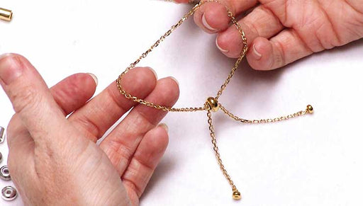 How to Make An Adjustable Slider Clasp Bracelet