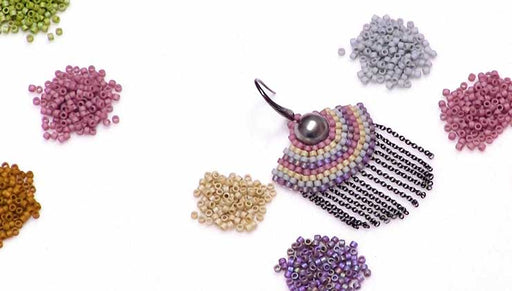 Show and Tell: Miyuki Delica Glazed Finish Seed Beads