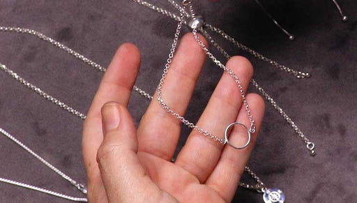 How to Make Delicate Jewelry with Sterling Silver Adjustable Chain and Charms