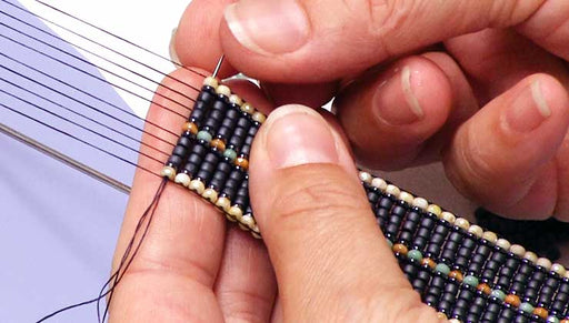How to Use Micro Spacers and Demi Rounds in Loom Work