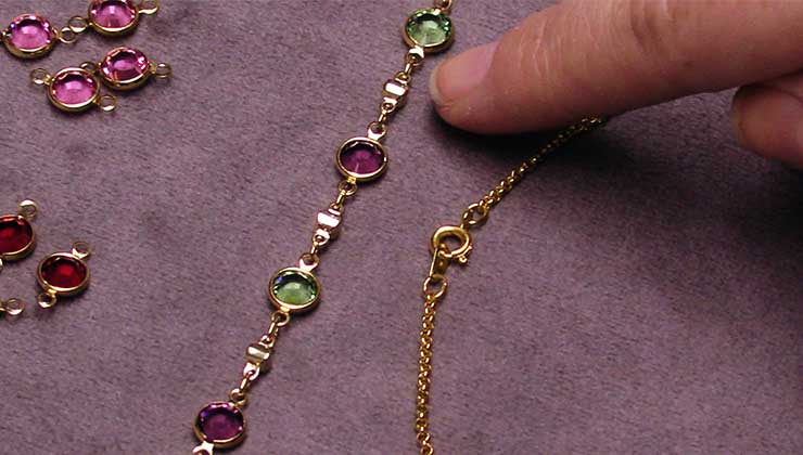 How to Make Delicate Jewelry with Swarovski Crystal Channel Charms and  Links 