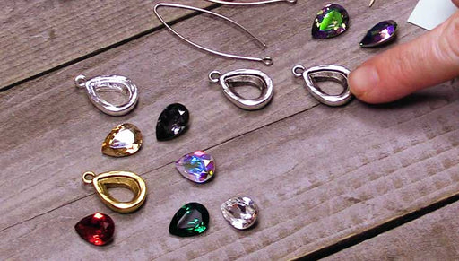 Quick & Easy DIY Jewelry: Austrian Crystal Pear Earrings