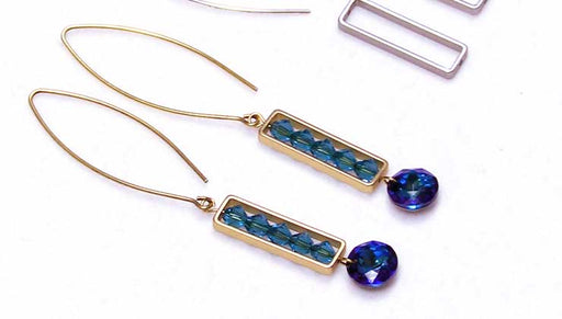 How to Use Bead Frames to Make the Pompidou Earrings