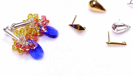 How to Make Austrian Crystal Cluster Earrings