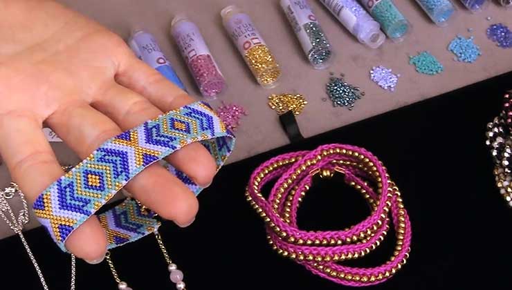 Bead Weaving Kit- Saturated Rainbow - Capital City Beads