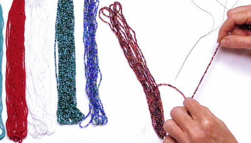 Quick Tip: How to Restring a Hank of Seed Beads