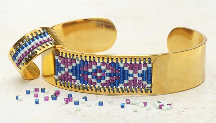 How to Make the Boho Gemstone Memory Wire Bracelet Kits by