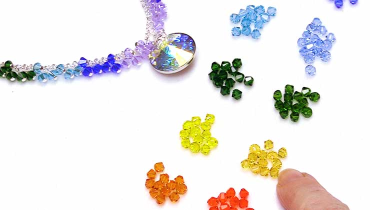 Mixed Rainbow Color Swarovski Elements Crystals Flatback Non