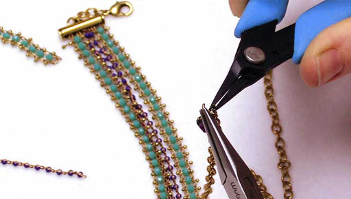 How to Finish Zola Elements Chain and Make a Bracelet