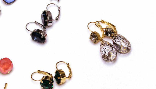 How to Make the Champagne & Ice Earrings with Gita Settings for Austrian Crystals