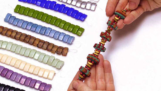 How to String the Autumn Sunset Carrier Bead Bracelet