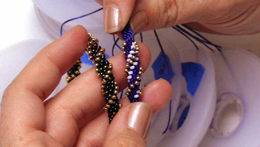 How to Add Beads to a 12 Warp Kumihimo Round Braid