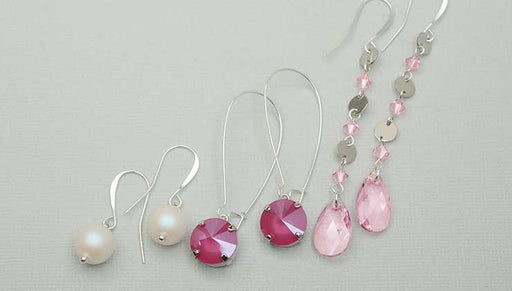 How to Make the Lovely Earring Trio featuring Austrian Crystals - An Exclusive Beadaholique Kit