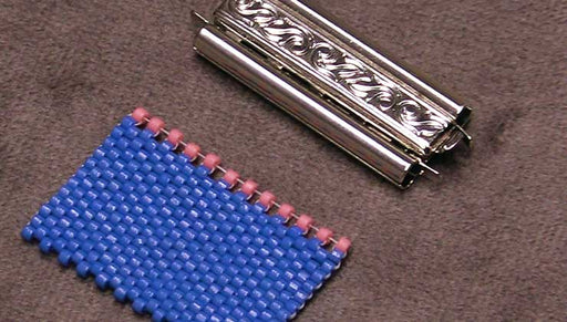 How to Use a Slide Clasp to Finish Peyote Bead Weaving