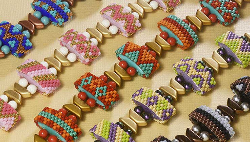 How to Make the Carrier Bead Peyote Bracelet Kits by Beadaholique