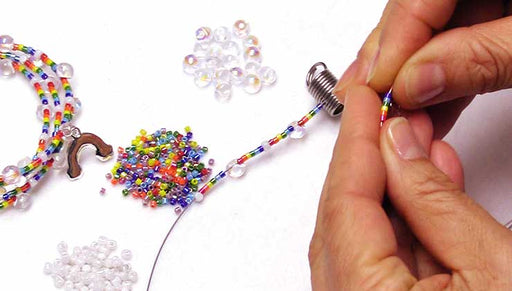 Quick Tip: Plan Your Memory Wire Bracelet on Beading Wire