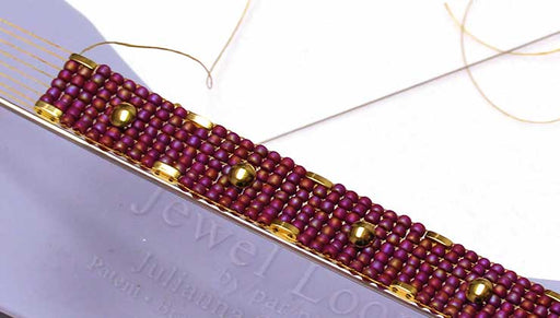 How to Use Cymbal Bead Substitutes with 8/0 Seed Beads in Loom Work