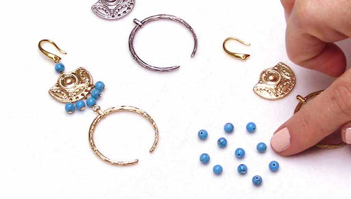 Quick & Easy DIY Jewelry: The Aztec Queen Earrings