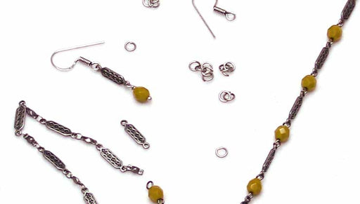 How to Make the Mustard Seed Bracelet and Earring Set