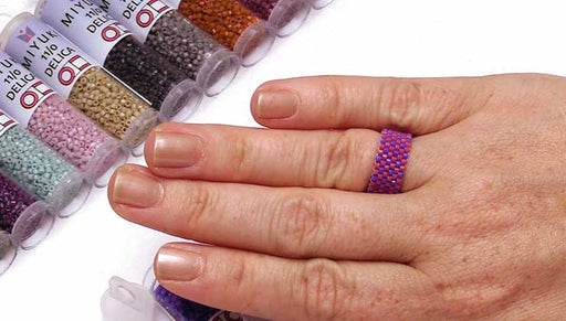 How to Make an Even Count Peyote Stitch Ring