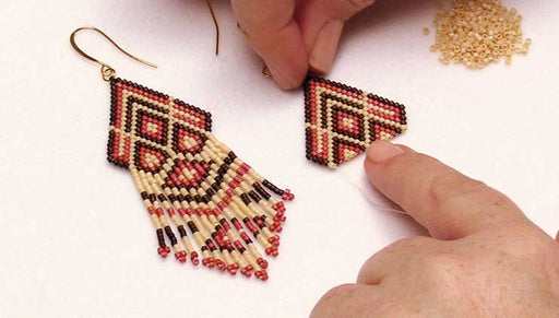 How to Add Beaded Fringe to Brick Stitch Bead Weaving
