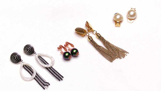 How to Make Four Unique Pairs of Clip On Earrings