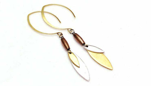 How to Make the Antiqued Navette Leaf Earrings Featuring Nunn Design