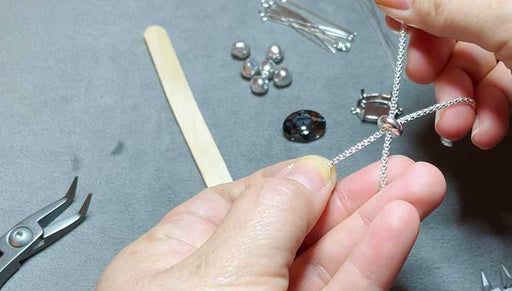 How to Make an Adjustable Bracelet with Austrian Crystals and Pearls