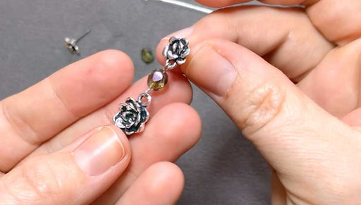 How to Make the Silver Succulent Earrings