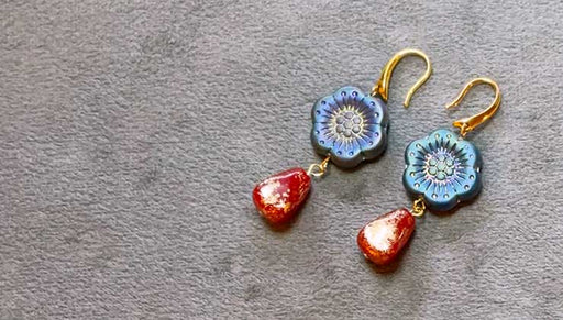 How to Make the Flora Drop Earrings