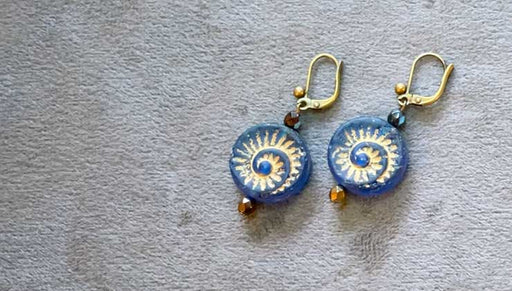 How to Make the Fantastic Fossil Earrings