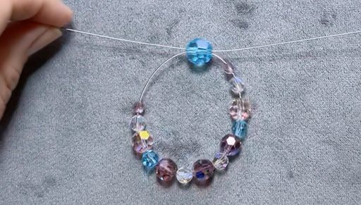 How to Make a Beaded Loop Pendant in your Strung Jewelry