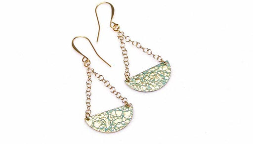 How to Make the Ancient Verdigris Earrings