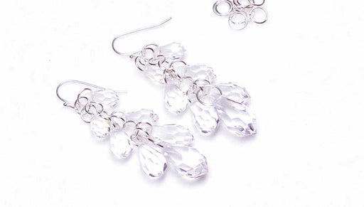How to Make the Crystal Waterfall Earrings