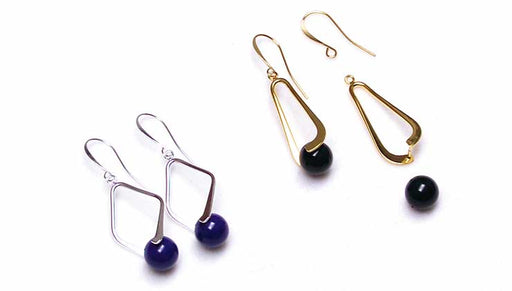How to Make Pinch Bail Earrings with Preciosa Crystal Pearls