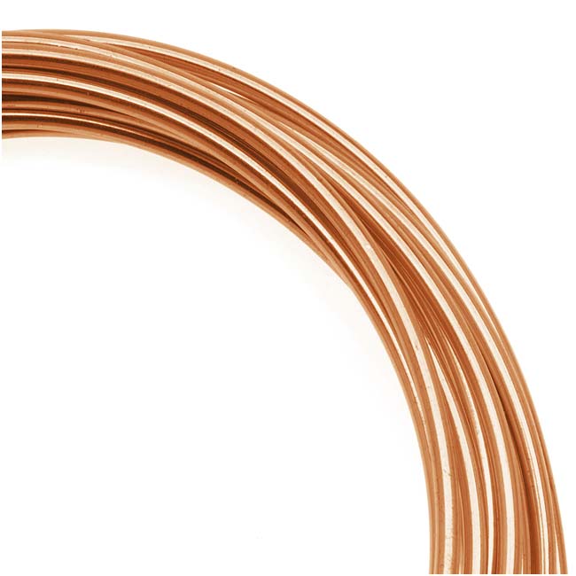 Artistic Wire, Copper Craft Wire 10 Gauge Thick, 5 Foot Spool, Bare Copper