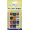 Artistic Wire, 12 Pack Craft Wire Assorted Variety Pack - Multi-Color Tarnish Resistant 20 Gauge