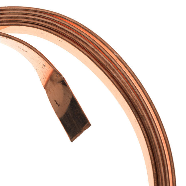 21 wire. Плоская проволока для рукоделия. Plated Flat wire. 50184/3 Медь.