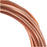 The Beadsmith Non-Tarnish Copper Square Craft Bead Wire 18Ga (21Ft)