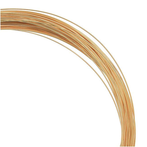 1 Oz (52 Ft) Gold Filled Wire 24 Gauge, Round/Half Hard