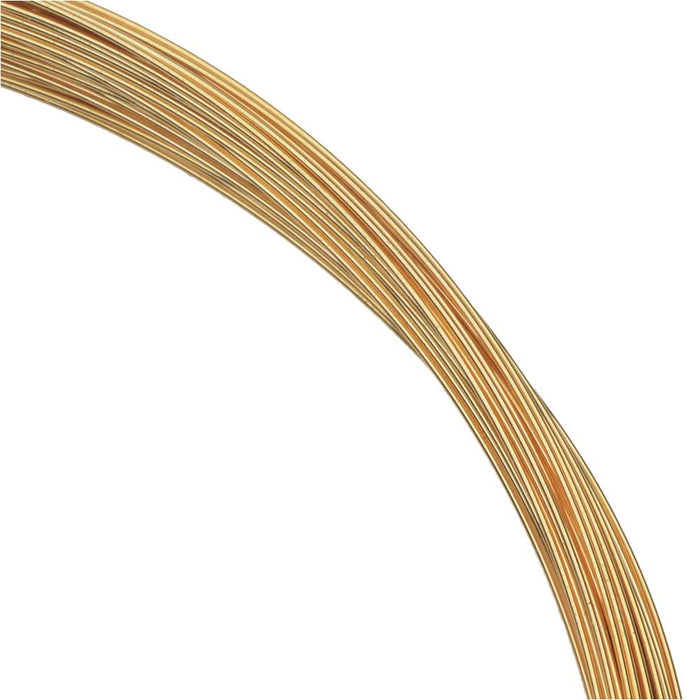 1 Oz (83 Ft) Gold Filled Wire 26 Gauge, Round/Half Hard