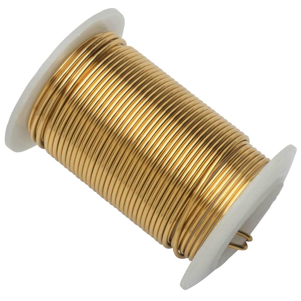 Artistic Wire 20 Gauge Wire, Gold Color, 25-Feet