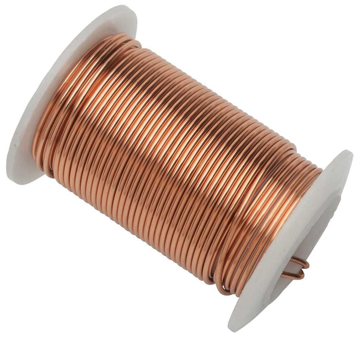 Wire Elements, Tarnish Resistant Bright Copper Wire, 16 Gauge 8 Yards (7.3 Meters)